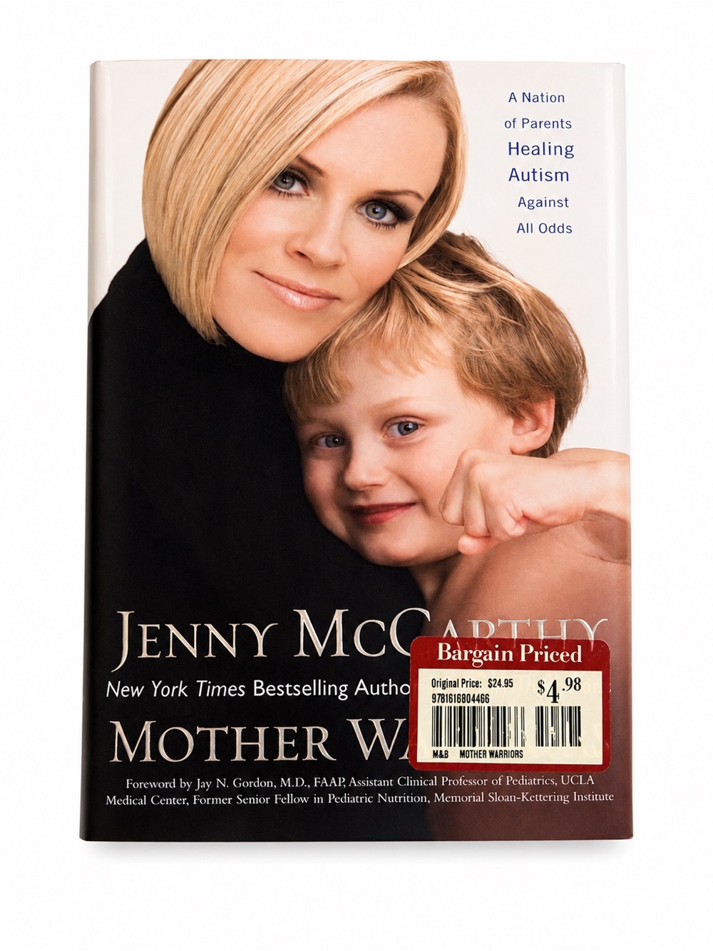 Jenny McCarthy Mother Warriors Hardcover Book Autism Parenting Memoir